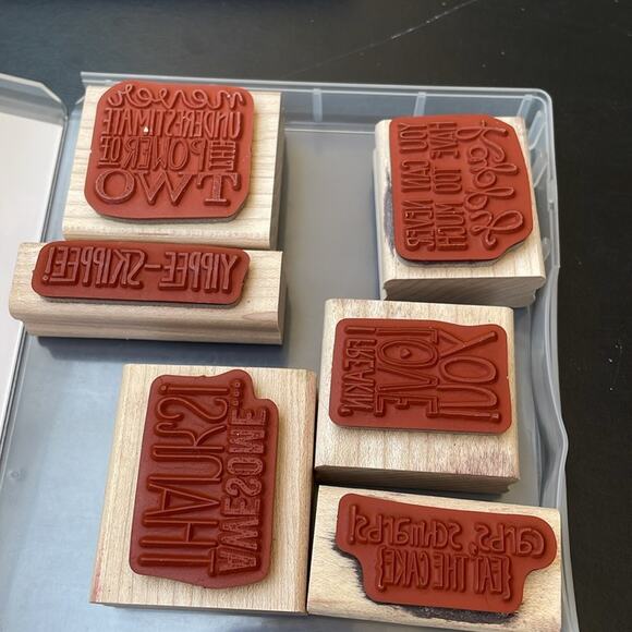 Stampin' Up! YIPPEE-SKIPPEE! Stamp Set of 6 131344 Love Happy - Picture 3 of 3